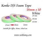 Kenko Foam Tape 18mm x 10 (White)